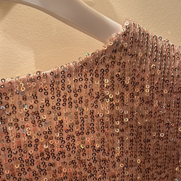 Crystal Sky Gold Sequined Dress - Picture 7 of 8